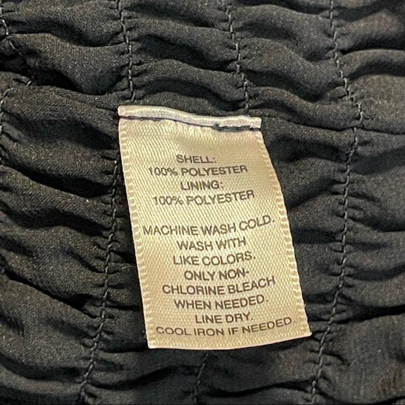 White House Black Market Black And Cream Floral Skirt XS - Picture 6 of 7